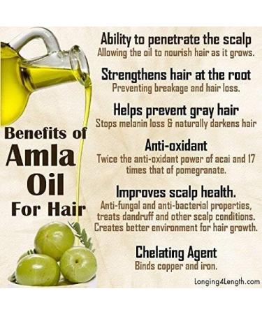 Pure 100% Natural Amla Oil for Hair Growth | Prevents Premature Greying | Darkens Hair Naturally | Pump Spray - Buy Online on GoSupps.com