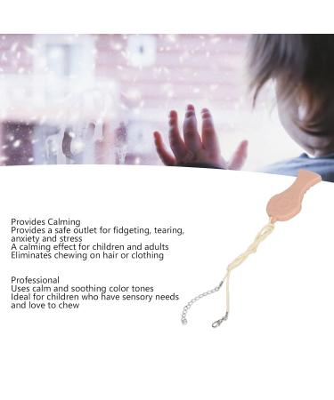 Buy Sensory Necklace & Chew Pendant | Textured Silicone Chew Toy for Kids & Adults International Shipping Available - Buy Online on GoSupps.com
