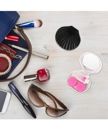 Milist Contact Lens Storage Case Set - 2 Plastic Containers with Mirror Design - Perfect Make-up Gift - Buy Online on GoSupps.com
