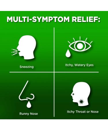 24 Hour Allergy Cetirizine Hydrochloride Tablets 10 mg 45 Count (Pack of 2) - Buy Online on GoSupps.com