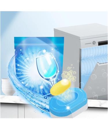 50pcs Dishwasher Detergent Concentration Rinse Block Powerful Harmless Cleaning Agent Household Dishwasher Cleaner - Buy Online on GoSupps.com