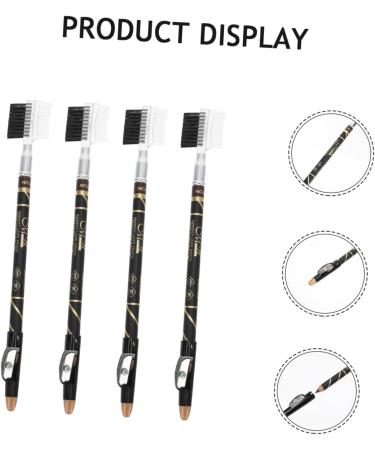  minkissy Black and Lasting With In- Sharpener Liner Girl - Stylist Lash For Coffee Non Brow Definer Cartoon Makeup Pencils Charming Pen Quick Woman Pencil Home Comb Long Drying - Buy Online on GoSupps.com