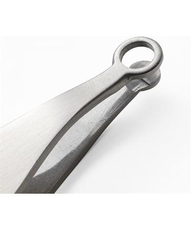 Stainless Steel Nose Hair Trimmer & Tweezers | Universal Eyebrow & Facial Hair Cutting Scissors - Red - Buy Online on GoSupps.com