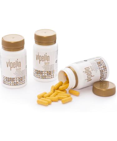 VIPEL N GOLD | FOOD SUPPLEMENT FOR HAIR Natural anti-hair loss treatment | For women during and after menopause | With 100% natural ingredients | MADE IN SPAIN - Buy Online on GoSupps.com