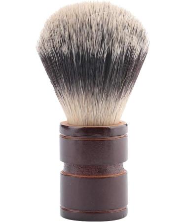 Classic Shaving Brush for Men - Wood & Nylon Mustache Brush | 2.5x2.5x9 cm | 3 Color Options | International Shipping Available - Buy Online on GoSupps.com