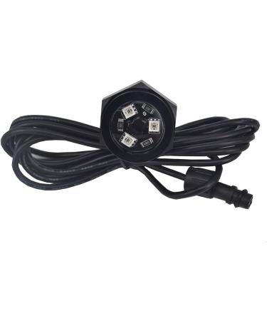 NBWDY RGB LED 1/2in NPT Boat Drain Plug Light Underwater with RF Remote Control - Pack of 2 - Buy Online on GoSupps.com