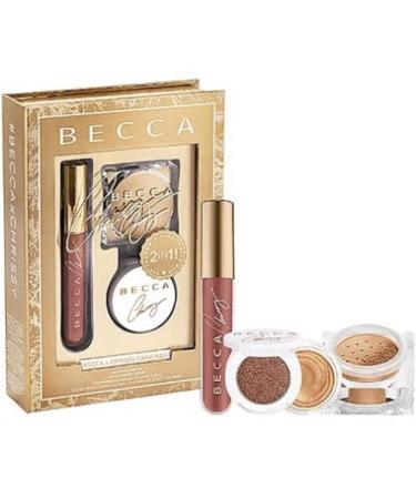 Becca x Chrissy Teigen Cravings Glow Recipe Face Makeup Kit 4 Pc Set