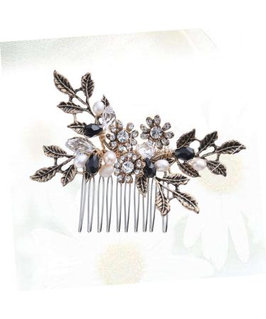 Housoutil 1pc Metal Hair Comb Hair Comb Hair Comb Retro Hair Comb Pearl Hair Comb Alloy Comb Pearl Comb Bridal Hair Comb Pearl Headpiece Tiara S870 Hand Made Wedding Accessories - Buy Online on GoSupps.com