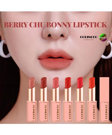Berry Chu Velvet Matte Lip Stick - Long Lasting Korean Idol Lip Makeup (B06) | Shop Now for International Shipping - Buy Online on GoSupps.com