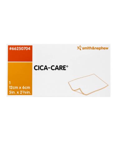 PHARMAIDEA Srl CICA-Care Self-Adhesive Silicone Gel Sheet for Scar Management  Wound Care Product  12 cm by 6 cm White/Orange