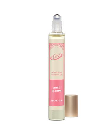 Zoha Rose Bloom Oil Perfume for Women & Men Roll On Perfume Oil and Rose Perfume Spray Alcohol Free Skin Moisturizing Rose Oil Perfume 0.3 Fl Oz (Pack of 1)