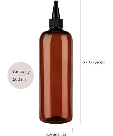 Sdoot Bernstein Squeezing Bottle for Hair Color - 2 Pack 473ml Applicator with Rotating Lock Ideal for Hair & Pet Use Brown Black Cap - Buy Online on GoSupps.com