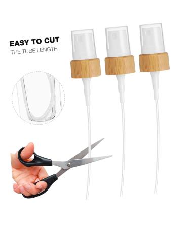 Healeved 5pcs Spray Bottle Nozzles Replacement Spray Tops Fine Mist Heads Bamboo Trim Leakproof Seal - Buy Online on GoSupps.com