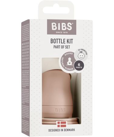 BIBS Bottle Kit: Mix and Match with Slow Flow Blush Glass Bottles in Different Sizes - Buy Online on GoSupps.com