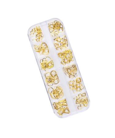 Beavorty 1 Box nail art decoration rose gold decorations nail tools manicure tools nail decorations for nail art nail decor metal manicure decoration Accessories hollow out 3d Size 1 Picture 1