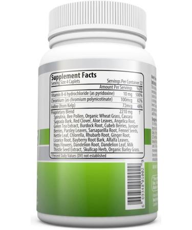 Mega Wellness Internal Cleanse: Natural Herbal Detox Cleanse - 90 Caplets - Buy Online on GoSupps.com