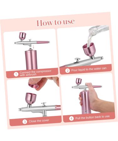 Gogogmee 1 Set Airbrush Paint Kit Manicure Kit Airbrush Makeup Nail Charging Cable Cake Aluminum Alloy - Buy Online on GoSupps.com