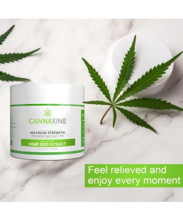VITASEI Cannaxine Instant Numbing Cream - Maximum Strength with Hemp Seed Extract - 4 Oz for Sore Muscles & Joints - Buy Online on GoSupps.com