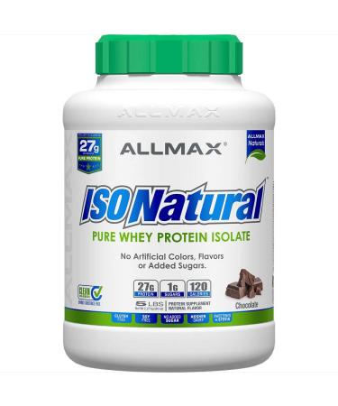 ALLMAX Nutrition IsoNatural Pure Whey Protein Isolate Chocolate 5 lbs