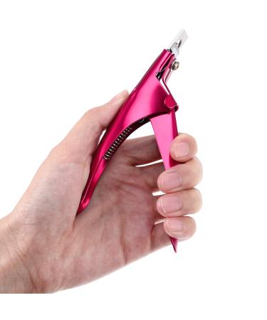 Rustproof Stainless Steel Artificial Acrylic Fake False Nail Tip Clipper  Cutter Trimmer Manicure Pedicure Sharp Lightweight Clip Tool For Salon DIY  Home Nail Art Pink : Amazon.in: Beauty