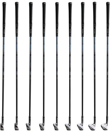 MAZEL Single Length Golf Club Irons Set for Men & Women (4 5 6 7 8 9 P A S) or Individual Iron 7 Left/Right Handed 37.5 Inch Right Flex SR 4-SW (9PCS) - Buy Online on GoSupps.com