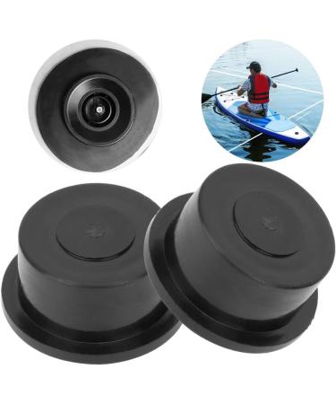 2Pcs Black PVC Surfboard Vent Hole Plugs - Waterproof Paddle Board Auto Valve Accessory - Buy Online on GoSupps.com