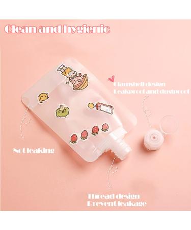 Yatiale Portable Travel Liquid Makeup Bag | Transparent Clamshell for Lotion & Shampoo (100ml) - International Shipping Available - Buy Online on GoSupps.com