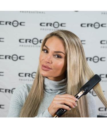Buy CROC Rose Gold Titanium Flat Iron 1.25 | Premium Quality Hair Straightener - International Shipping Available - Buy Online on GoSupps.com