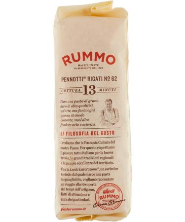  Italian Gourmet E.R. Rummo Pennoni Rigati N. 62 Durum Wheat Semolina Pasta 500g + Box Italian Gourmet Tomato Pulp 400g - Buy Online on GoSupps.com