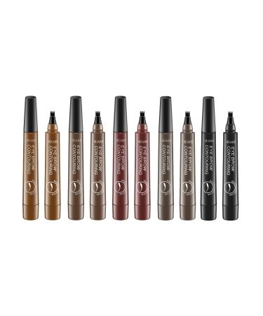 Lightsbetter Waterproof Brow Pen Precisely My Brow Pencil Magical Waterproof Brow Pen Tint My 4 Tip Brow Waterproof 24h Smudge Proof 5 Colours Available (5 Color)