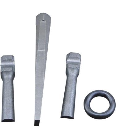 QWORK Stone Splitter 9/16 Heavy Duty Wedge & Feather Shims for Concrete, Marble, Granite, Rock - Buy Online on GoSupps.com