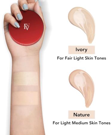 BB Cr me FV Coussin d'Air Fond de Teint CC cr me Couverture compl te Teint uniforme Correcteur Hydratant Durable coussin d air BB Cream maquillage naturel grasse peau (Nature) 300 g (Lot de 1) Natura - Buy Online on GoSupps.com
