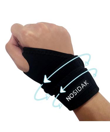 Wrist Brace for TFCC Tears Ulnar Sided Wrist Pain DRUJ Instability - Wrist Wrap for Tendonitis Arthritis Sprains - Wrist Support Brace for Carpal Tunnel - Right Hand Black-Right
