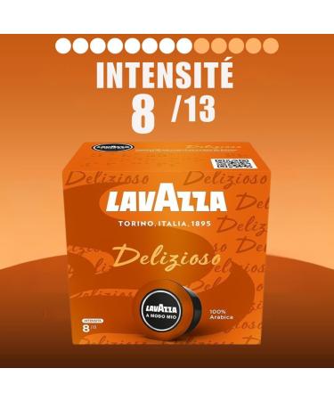 Lavazza A Modo Mio Assortiment de Capsules de Caf 100% Arabica Intensit 7 13 108 capsules AMM Passionale Delizioso Dek - Buy Online on GoSupps.com