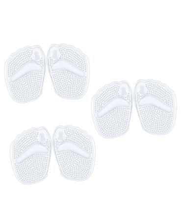 Housoutil 3 Pairs Shoe high Heels Shoes for Women high Heels Soft Comfortable Particles Gel pad metatarsalgia Pads Foot Heel Comfort Heels Front feet Forefoot pad Front pad