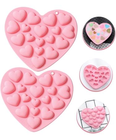 Milisten 10 Pcs Mold Christmas Candy Pride Cape Heart Decor Candy Decor Candy Chocolate Baking Accessories Non- Stick Baking Tool Christmas Decor Biscuit Food Grade Silicone Fondant Cake 17.1x15.1cmx5pcs Pinkx5pcs - Buy Online on GoSupps.com