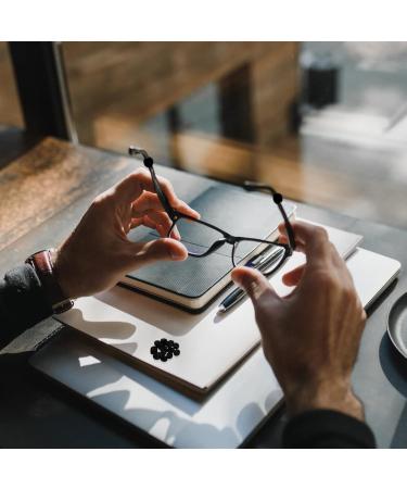 Milists 40-Piece Silicone Glasses Holder Set | Anti-Slip Protectors for Sunglasses & Glasses | Durable Black Temple Holders - Buy Online on GoSupps.com