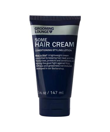 Grooming Lounge Some Hair Cream - Lightweight Conditioning and Styling Lotion - Non-Greasy Texture - Tames Frizz and Flyaways - Provides Low Shine - No Parabens or Sulfates - Cruelty Free - 5 oz