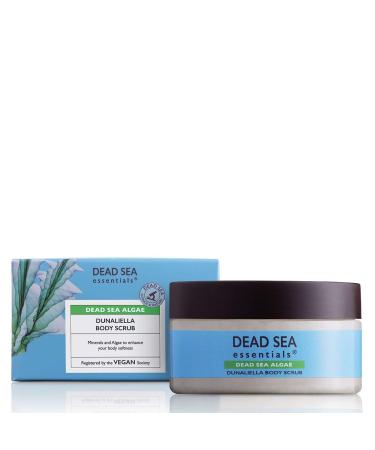Dead Sea Essentials Exfoliating Body Scrub - Natural Algae & Minerals for Dry Skin Cleansing | Shop Internationally - Buy Online on GoSupps.com