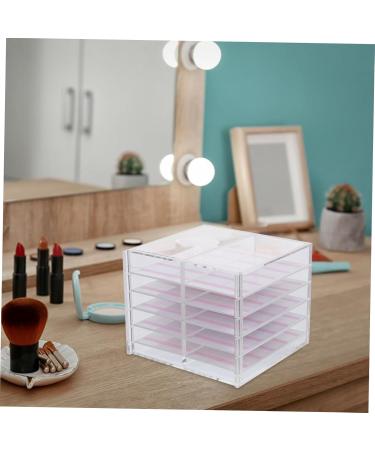 Cabilock Box High-definition Transparent Acrylic Multi-layer Large-capacity Wearable Nail Polish Storage Storage Display Box Decor Nail Accessories Fake Nails Artificial Nail Piece - Buy Online on GoSupps.com