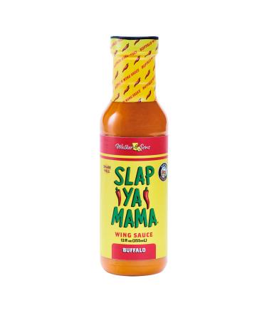 Slap Ya Mama Buffalo Wing Sauce - 12 Ounce (Pack of 2) Wing Sauce 12 Ounce (Pack of 2)