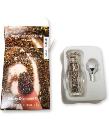 EIMASS Druzy Diamond Dust 3D Nail Art Crystals - Swarovski Alternative Gems (Gold AB) - Buy Online on GoSupps.com