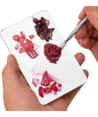 IMIKEYA Palette de Maquillage en Acier Inoxydable 1 Pi ce avec Spatule Plateau de M lange pour Fond de Teint et Fards Paupi res Outil Indispensable pour Maquilleurs Professionnels - Buy Online on GoSupps.com