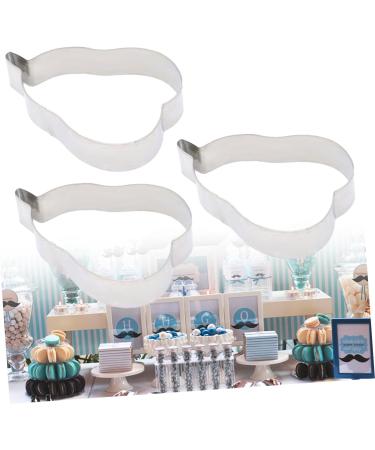 OUNONA 3 Pcs Cake Baking Molds Fondant Molds Cake Mold Cookie Mold Gummy Molds Cutting Molds Chocolate Baking Molds Biscuit DIY Baking Molds Stainless Steel Molds Dessert Fudge - Buy Online on GoSupps.com