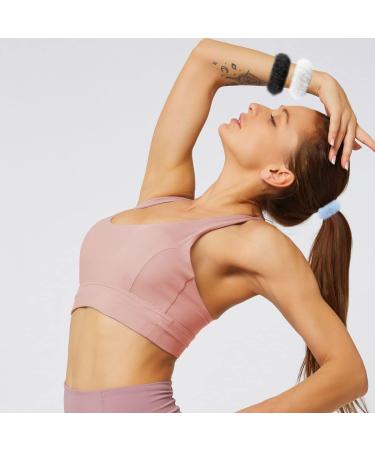 Rlanos Ponytail Elastics Small Hair Ties Rubber Bands Styles Scrunchie Fashion Hair Rubber for Girl's and Women's (Multicolor) Each color (Fluffy Fur Elastic Bands (12)) - Buy Online on GoSupps.com