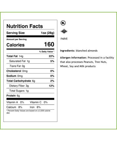 Oh! Nuts Blanched Almond Flour - All-Natural Wheat Substitute for Baking - Gluten-Free & Keto Friendly (5lb) - Buy Online on GoSupps.com