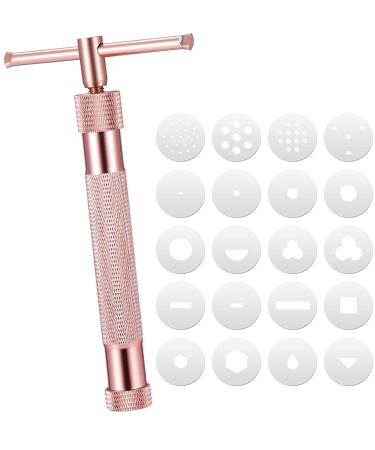 Myceke Clay Extruder - Polymer Clay Extruder Stainless Steel Clay Extruder Machine Gun Alloy Rotary Mold Sugar Polymer Clay Extruder Craft Gun Cake Fondant Sculpting Tools Engraving Tools - Buy Online on GoSupps.com