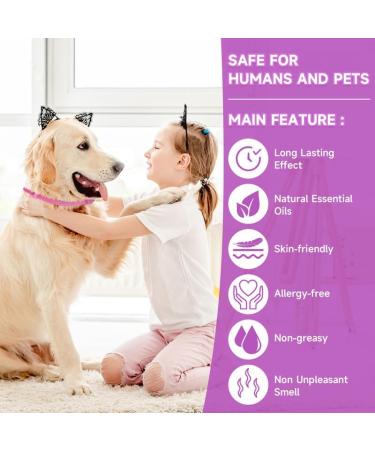 Shop Woyamay Calm Collar for Dogs - Adjustable Luminous Calming Collar with Pheromones | Stress Relief for All Sizes | 2-Piece Set in Hot Pink & Red - Buy Online on GoSupps.com