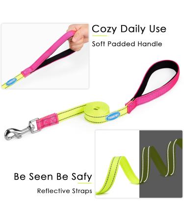 Thinkpet No-Pull Dog Harness & Leash Set | Breathable Adjustable Safety Harness for Small Medium & Large Dogs - Padded & Reflective Yellow (1 Pack) - Buy Online on GoSupps.com