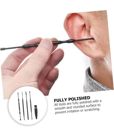 Baluue Ear Cleaner Set | Professional Ear Wax Removal Kit with Ear Wax Spoon and Visual Earpick Tool - Buy Online on GoSupps.com